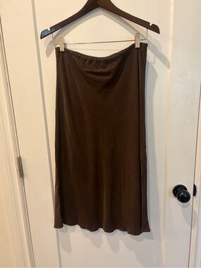 Djerf Avenue Dream Brown Women’s Midi Skirt